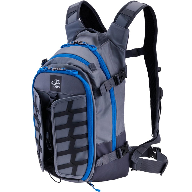 Rucsac motocicletă Alpinestars AT-15 gri închis-gri-albastru 15 l