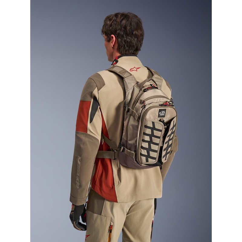 Rucsac motocicletă Alpinestars AT-15 nisip-portocaliu 15 l