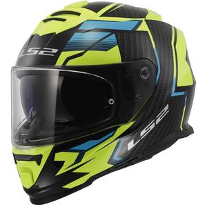Cască de motociclist LS2 FF800 Storm II Tracker negru-galben-fluo integrală LS2 FF800 Storm II Tracker