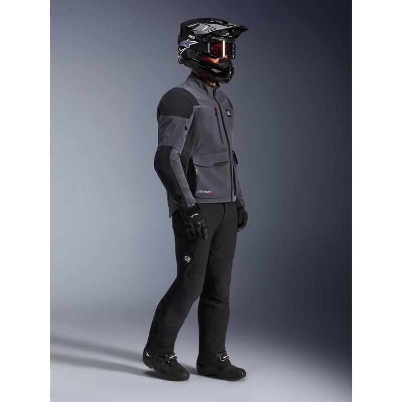 Geacă motocicletă Alpinestars Maxdura Drystar XF gri închis-negru