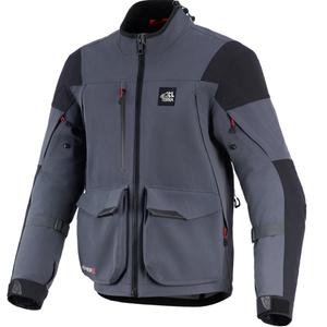 Geacă motocicletă Alpinestars Maxdura Drystar XF gri închis-negru