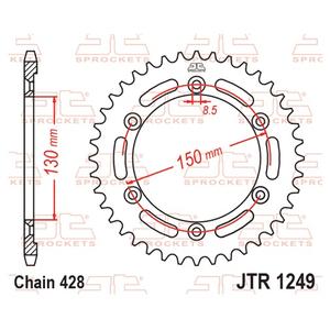 Foaie spate JT JTR 1249-51 51T, 428