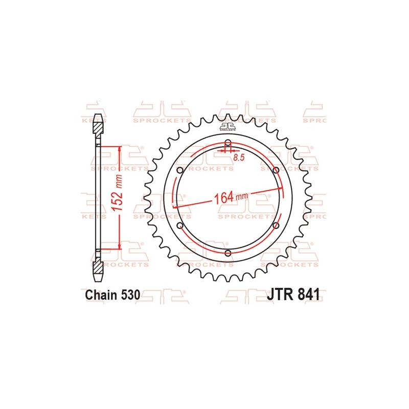 Foaie spate JT 42T, 530