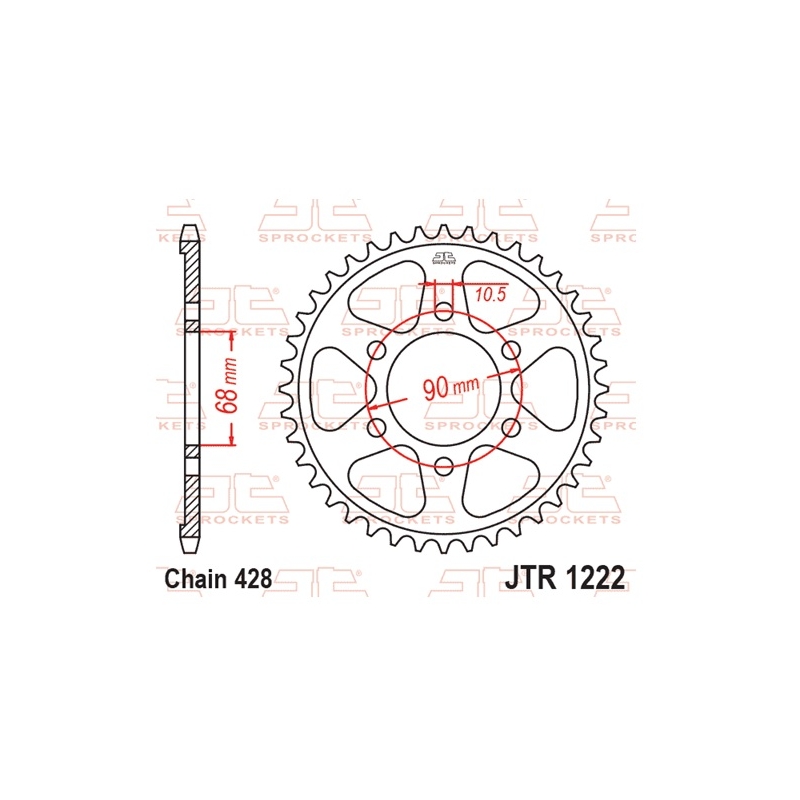 Foaie spate JT 47T, 428
