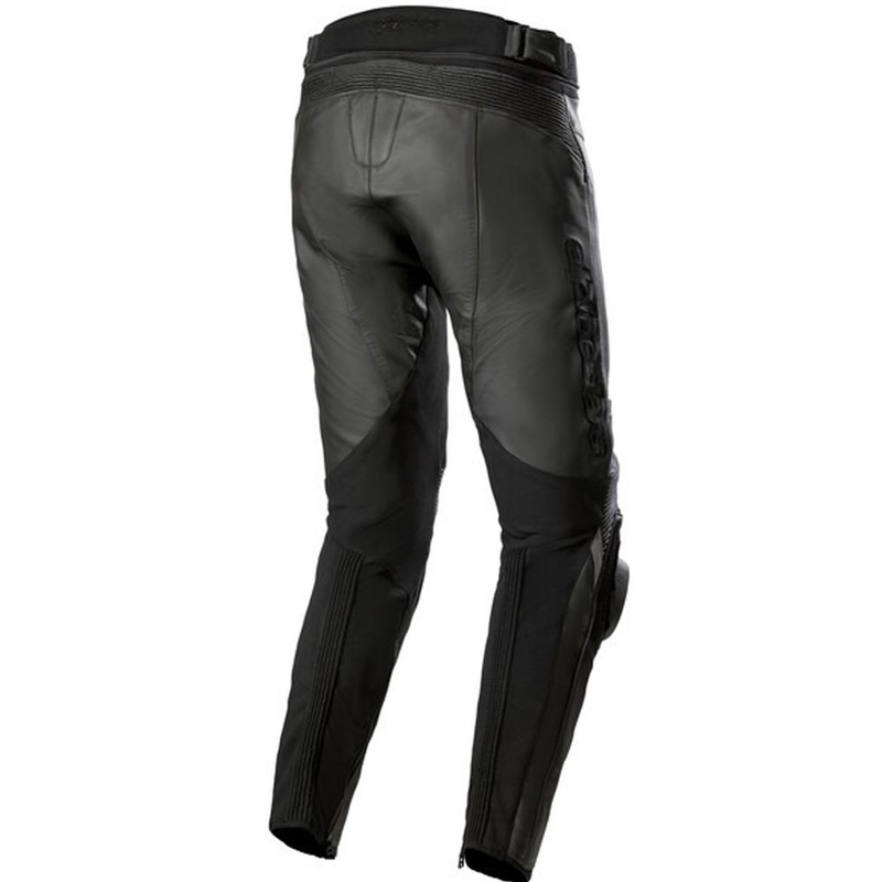 Pantaloni de motocicletă din piele Alpinestars Missile 3 negri