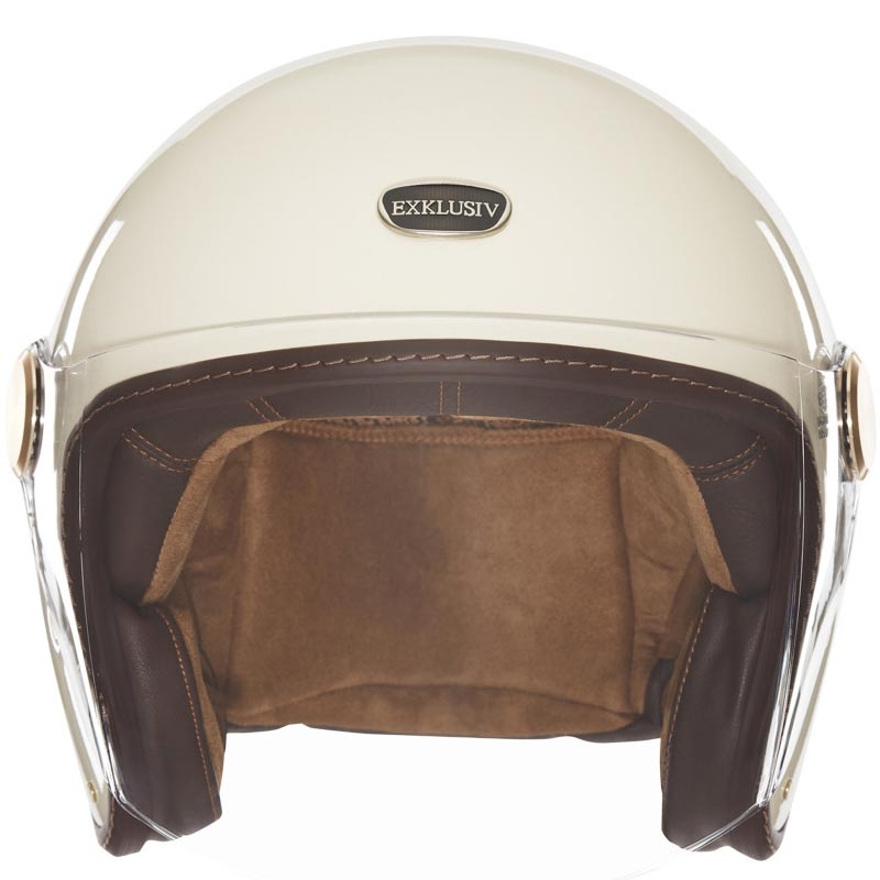 Casca moto deschisa NOX Exklusiv Kulte 2 bej