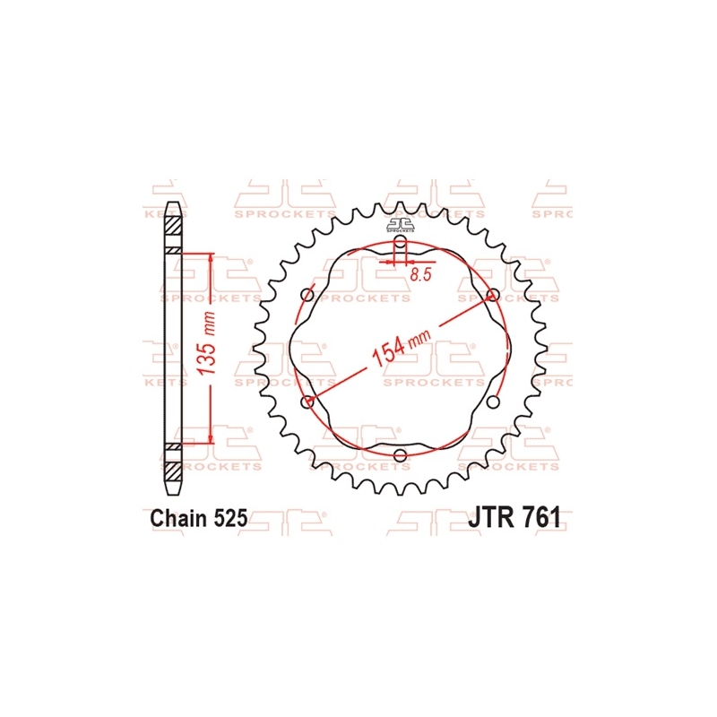 Foaie spate JT 41T, 525