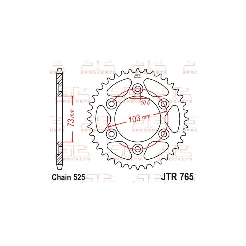 Foaie spate JT 43T, 525
