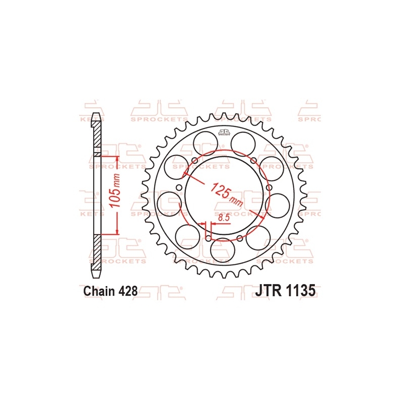 Foaie spate JT 69T, 428