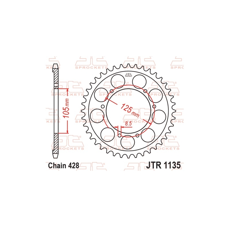 Foaie spate JT 62T, 428