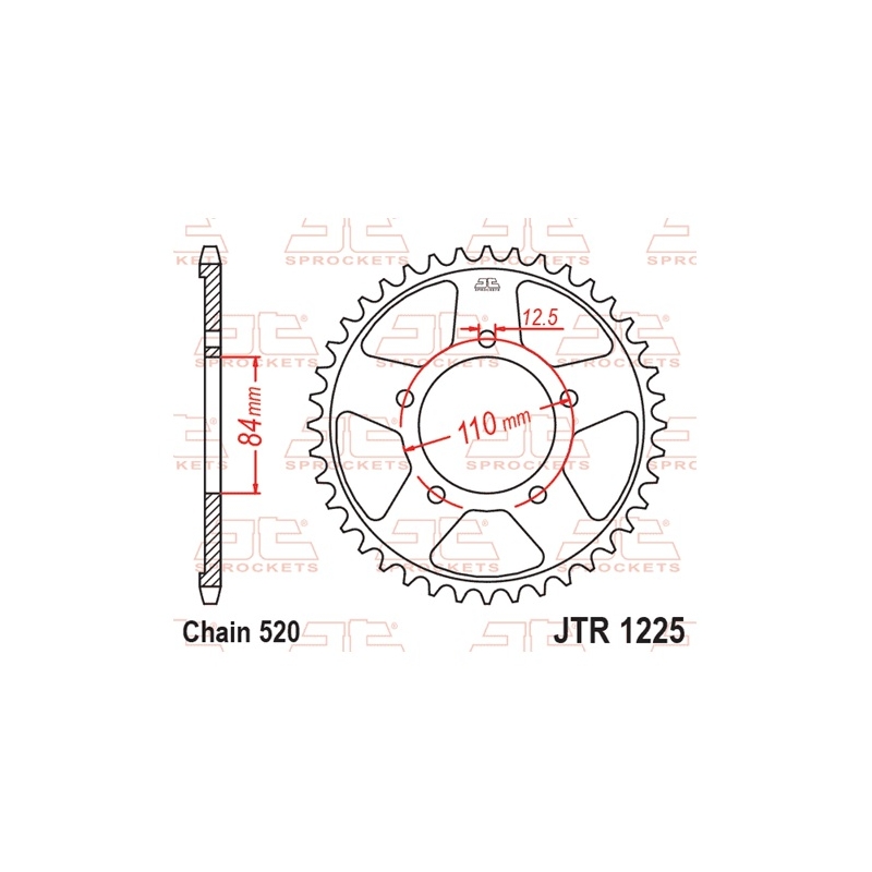 Foaie spate JT 41T, 520