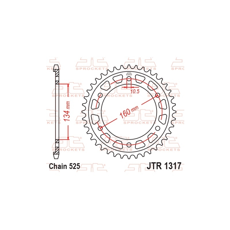 Foaie spate JT 40T, 525