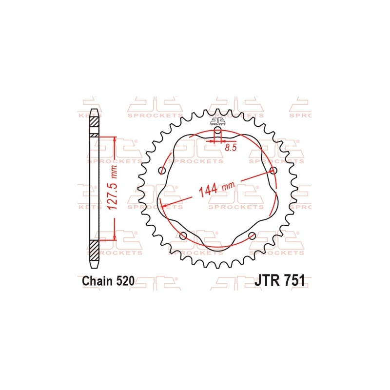 Foaie spate JT 43T, 520