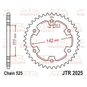 Foaie spate JT JTR 2025-38 38T, 520