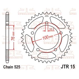 Foaie spate JT JTR 15-43 43T, 525
