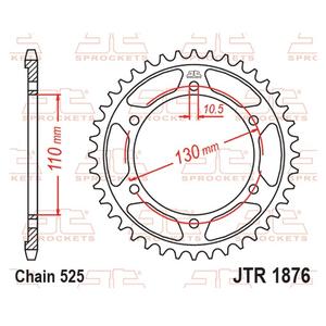 Foaie spate JT JTR 1876-47 47T, 525