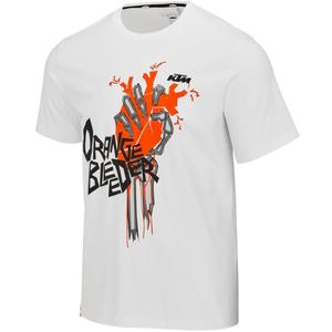 Tricou KTM Orange Bleeder alb