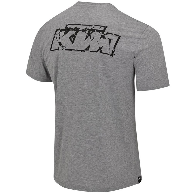 Tricou KTM Logo gri deschis melanj