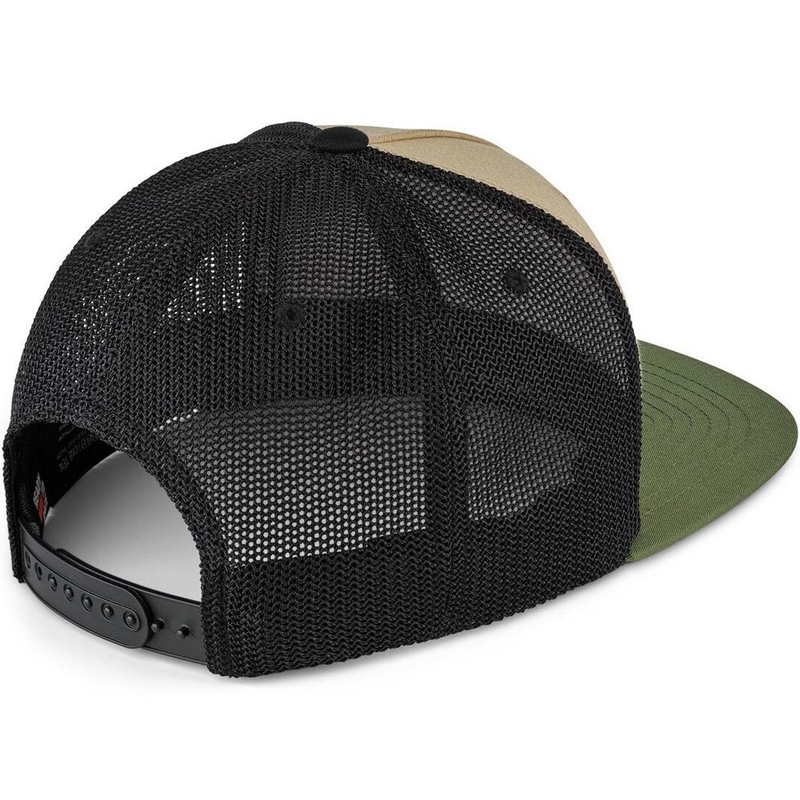 Șapcă KTM Logo Trucker negru-bej-kaki