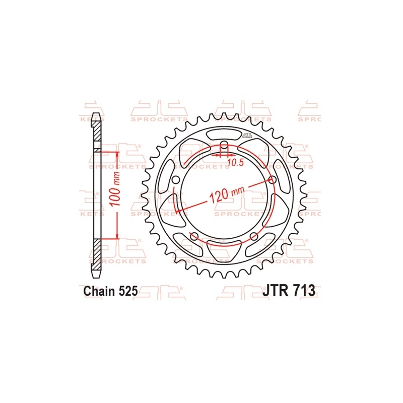 Foaie spate JT 41T, 525
