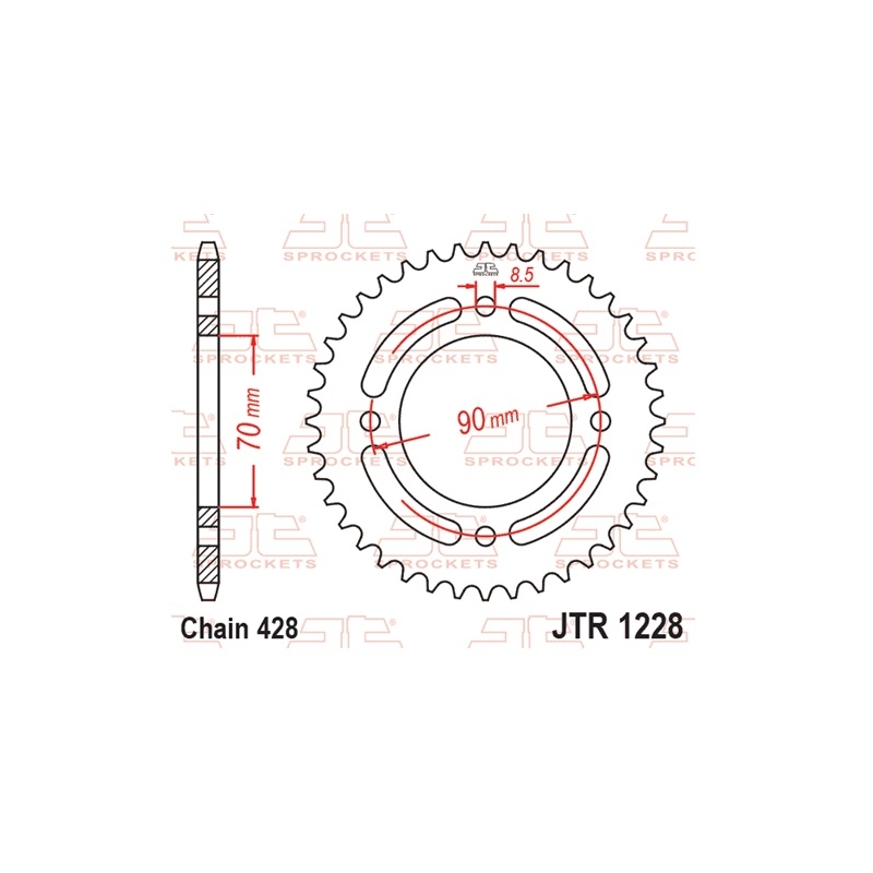 Foaie spate JT 34T, 428
