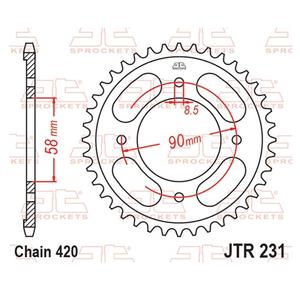Foaie spate JT JTR 231-36 36T