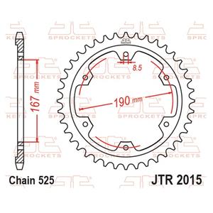 Foaie spate JT JTR 2015-50 50T, 525