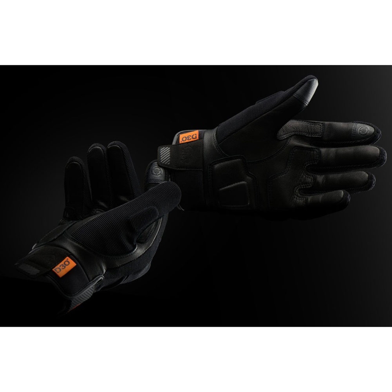 Mănuși motocicletă Furygan Jet D3O Evo negru-verde