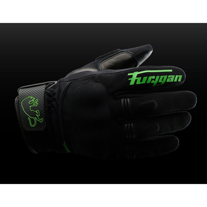 Mănuși motocicletă Furygan Jet D3O Evo negru-verde