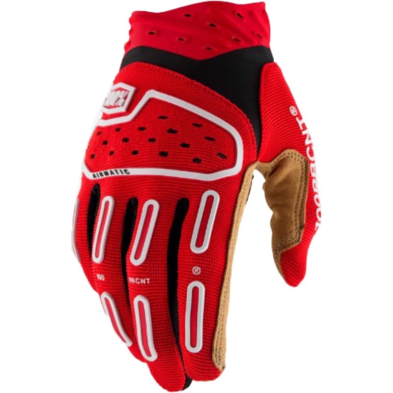 Mănuși motocross 100% Airmatic 2 roșu-negru