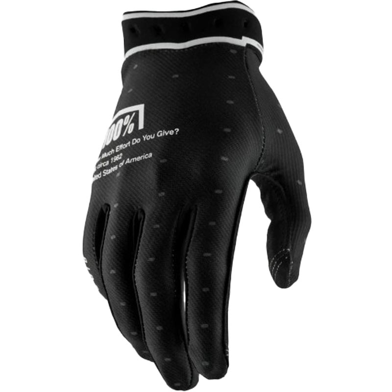 Mănuși motocross 100% Ridefit negre