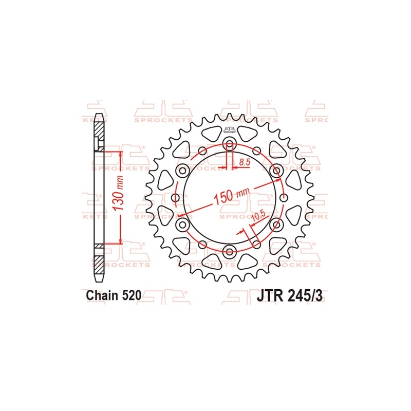 Foaie spate JT 47T, 520