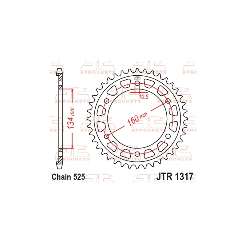 Foaie spate JT 43T, 525