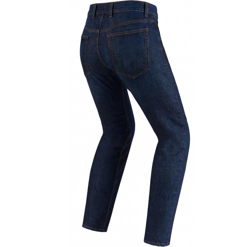 PMJ Deux Albastru închis Jeans motocicletă cropped albastru închis Vânzări výprodej