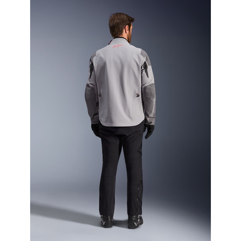 Geacă de motocicletă Alpinestars Maxdura Drystar XF gri deschis-gri închis