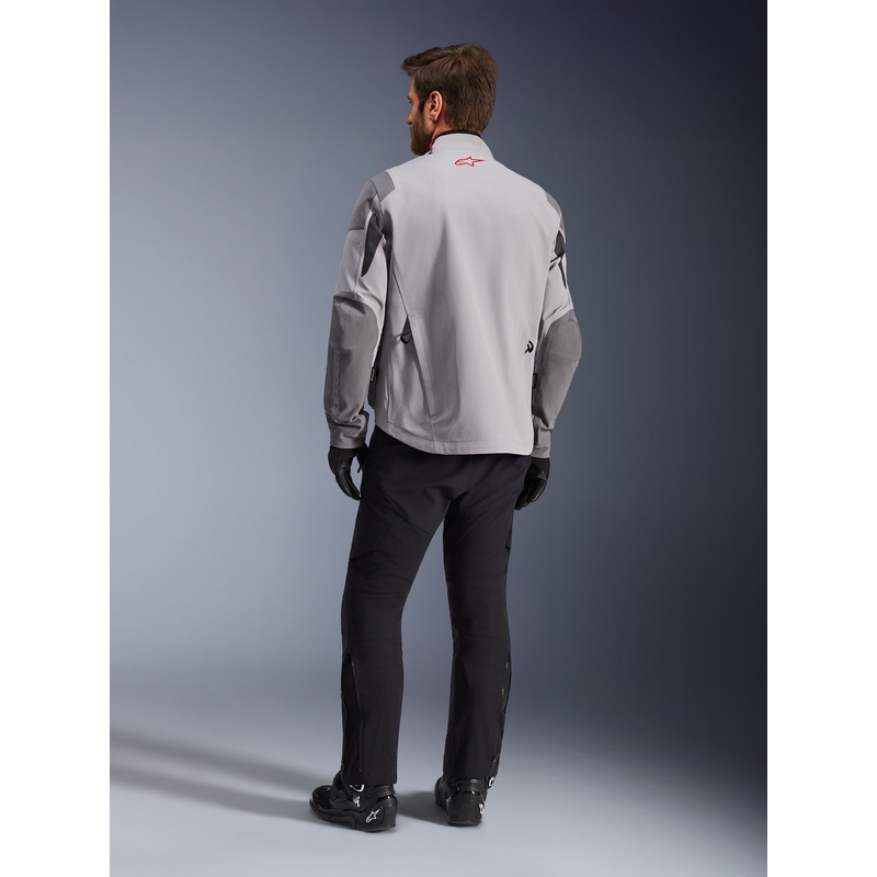 Geacă de motocicletă Alpinestars Maxdura Drystar XF gri deschis-gri închis