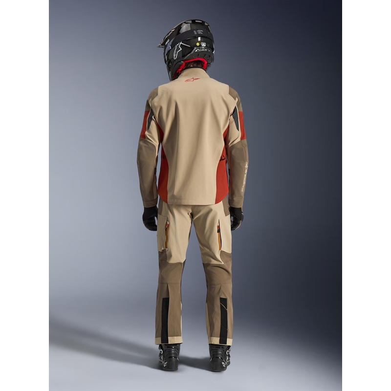 Geacă de motocicletă Alpinestars Maxdura Drystar XF maro-portocaliu