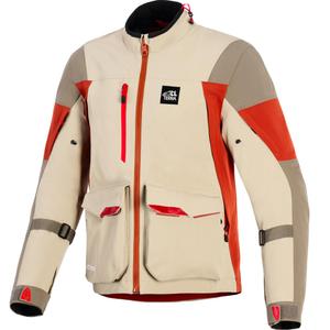 Geacă de motocicletă Alpinestars Maxdura Drystar XF maro-portocaliu