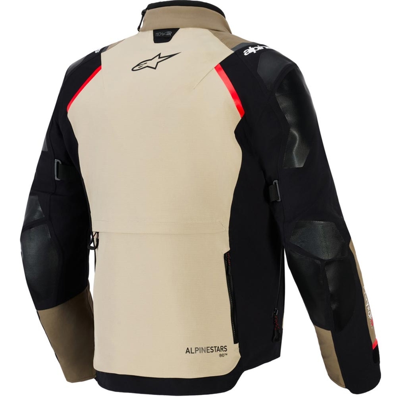 Geacă motocicletă Alpinestars Andes PRO Drystar XF maro-negru-portocaliu