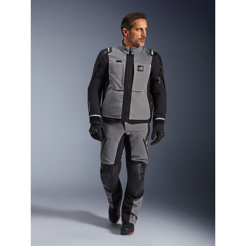 Jachetă Motocicletă Alpinestars Andes PRO Drystar XF Gri Închis-Negru