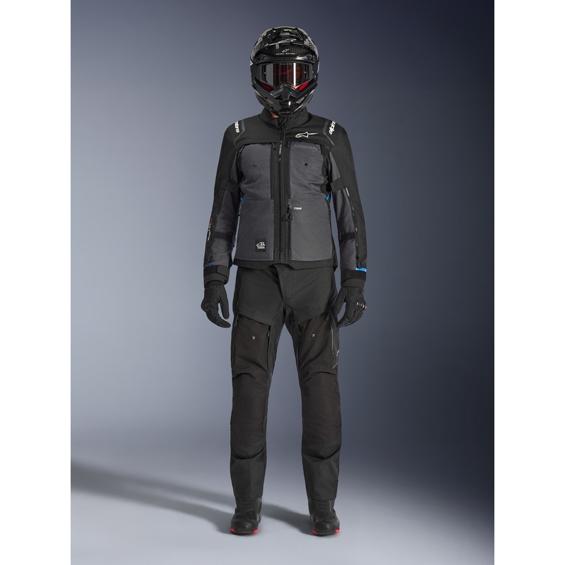 Geacă motocicletă Alpinestars Cusco Drystar negru-gri închis