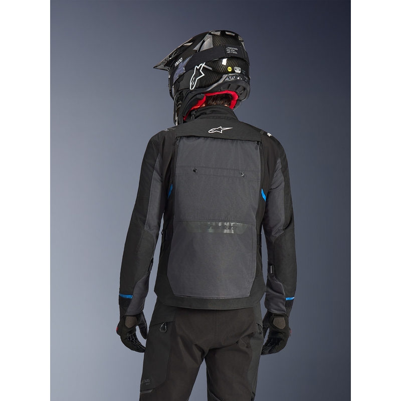 Geacă motocicletă Alpinestars Cusco Drystar negru-gri închis