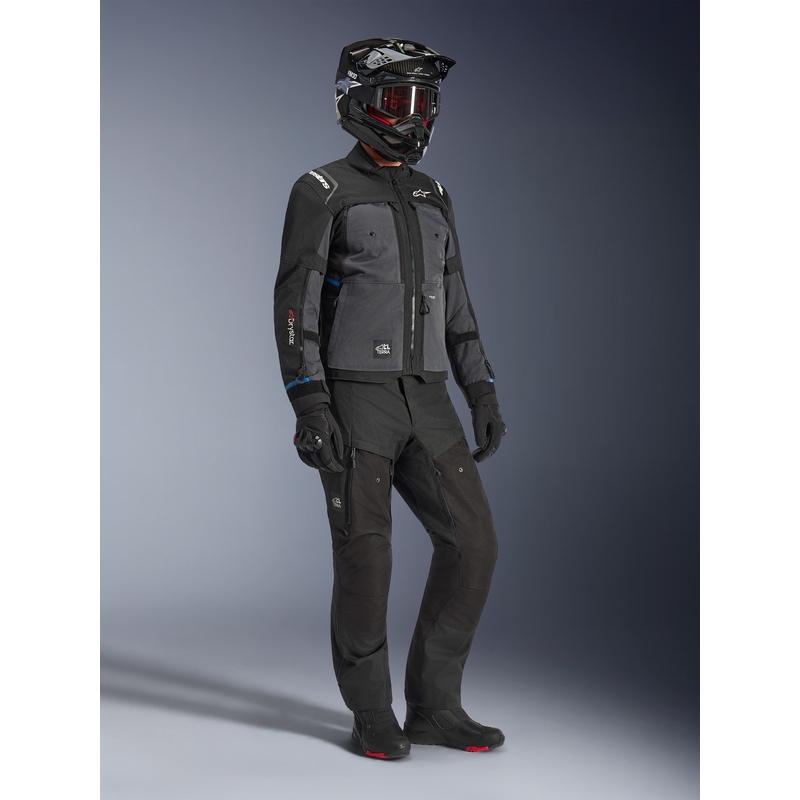 Geacă motocicletă Alpinestars Cusco Drystar negru-gri închis