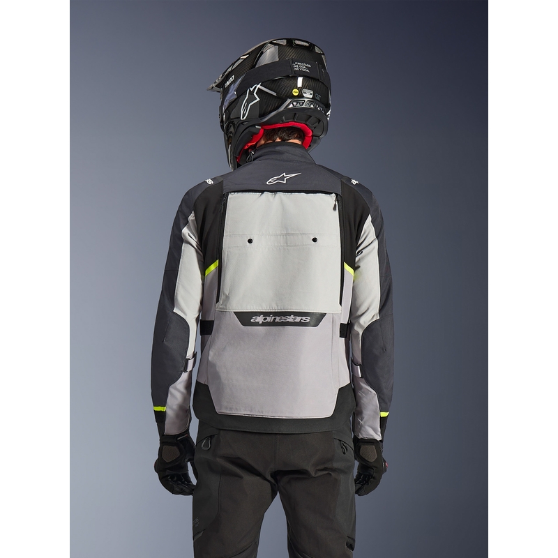 Geacă motocicletă Alpinestars Cusco Drystar gri deschis-albastru deschis-albastru închis