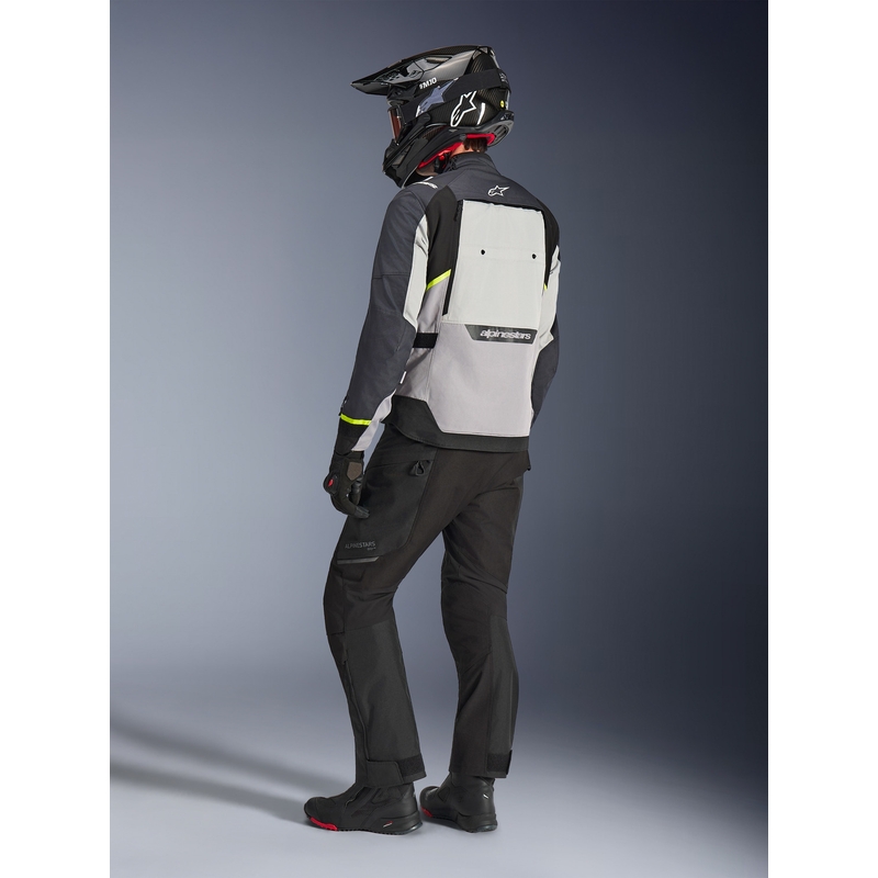 Geacă motocicletă Alpinestars Cusco Drystar gri deschis-albastru deschis-albastru închis