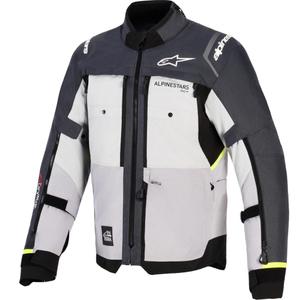 Geacă motocicletă Alpinestars Cusco Drystar gri deschis-albastru deschis-albastru închis