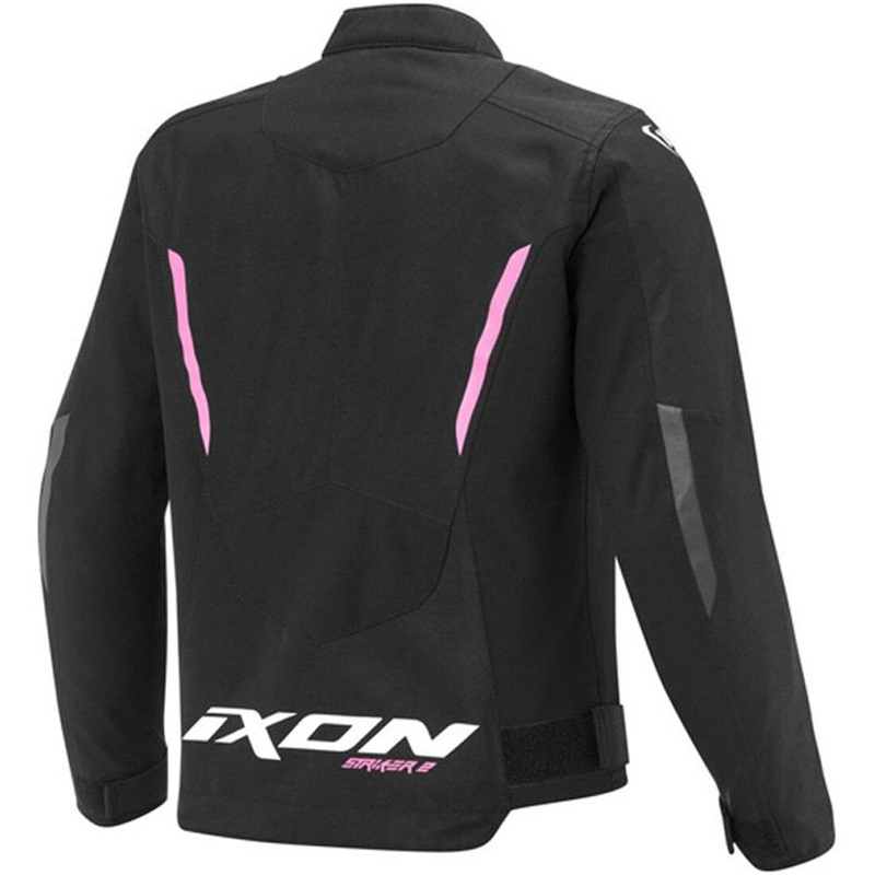 Geacă motociclistă pentru copii IXON Striker 2 negru-roz fluo