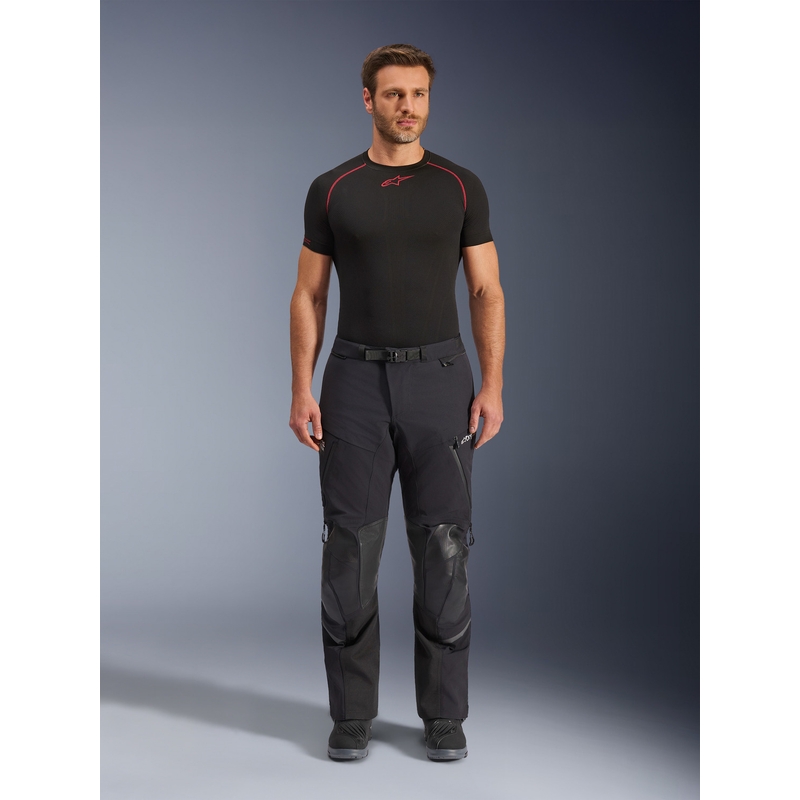 Pantaloni motocicletă Alpinestars Andes PRO Drystar XF negru-gri închis
