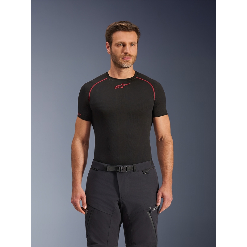 Pantaloni motocicletă Alpinestars Andes PRO Drystar XF negru-gri închis
