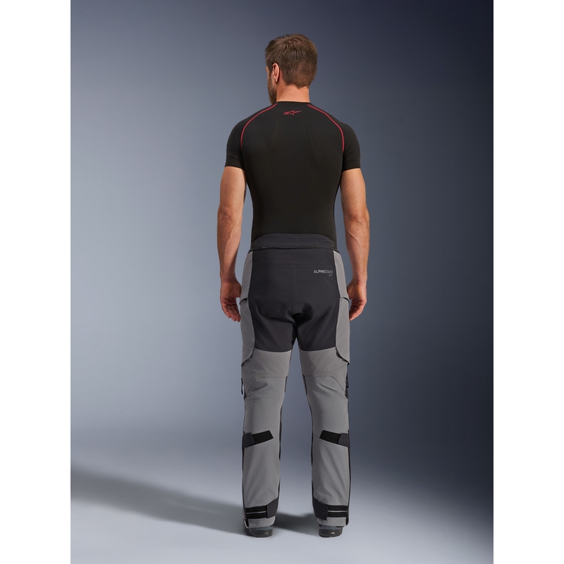 Pantaloni motocicletă Alpinestars Andes PRO Drystar XF gri închis-negru